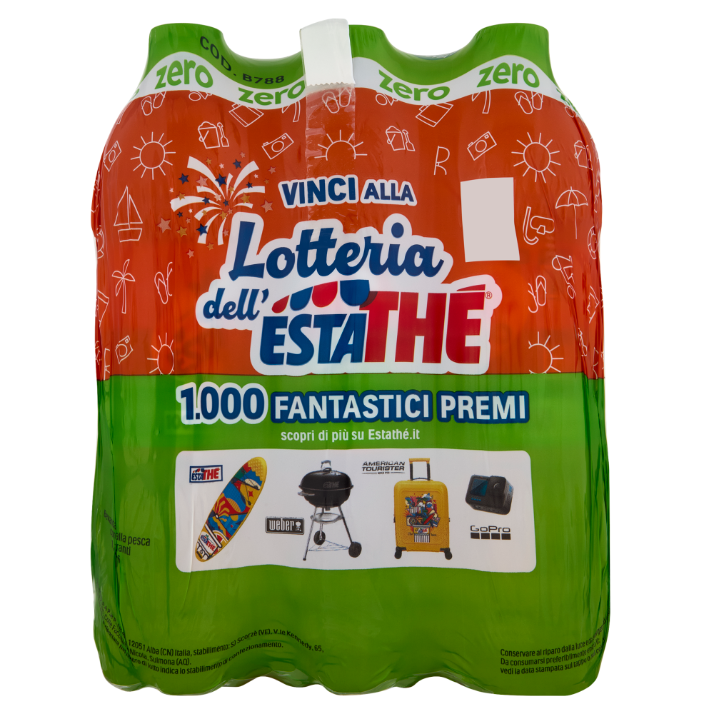 Estath&eacute; zero pesca 6 x 1,5 L