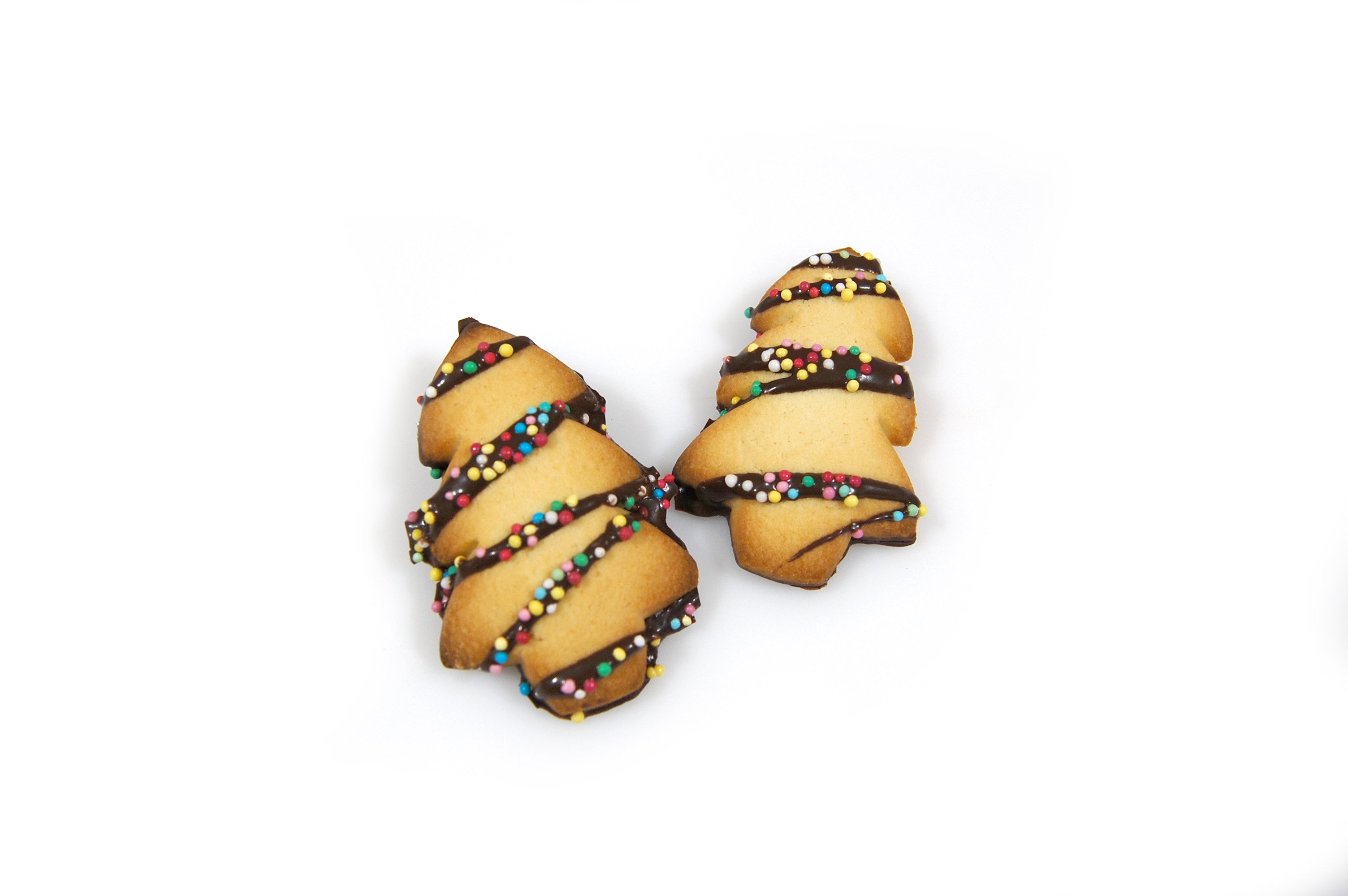 Biscotti alberelli di frolla