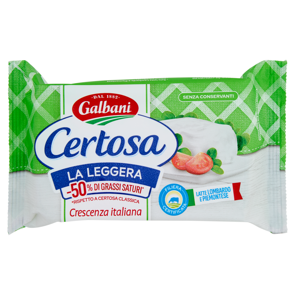 Galbani Certosa la Leggera Crescenza italiana 165 g
