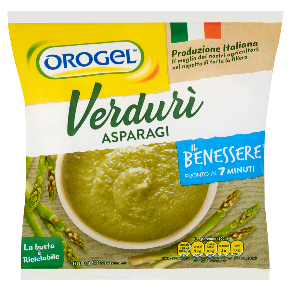 Orogel il Benessere Verdur&igrave; Asparagi Surgelati 600 g