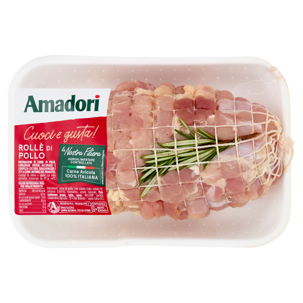 Amadori Roll&egrave; di Pollo 0,600 kg