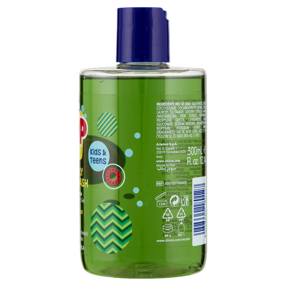 Chicco Pop Bubbly Body Wash Bagnodoccia Watermelon Splash 300 mL