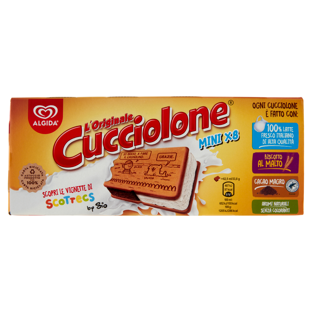 Algida l'Originale Cucciolone Mini 8 x 270 g