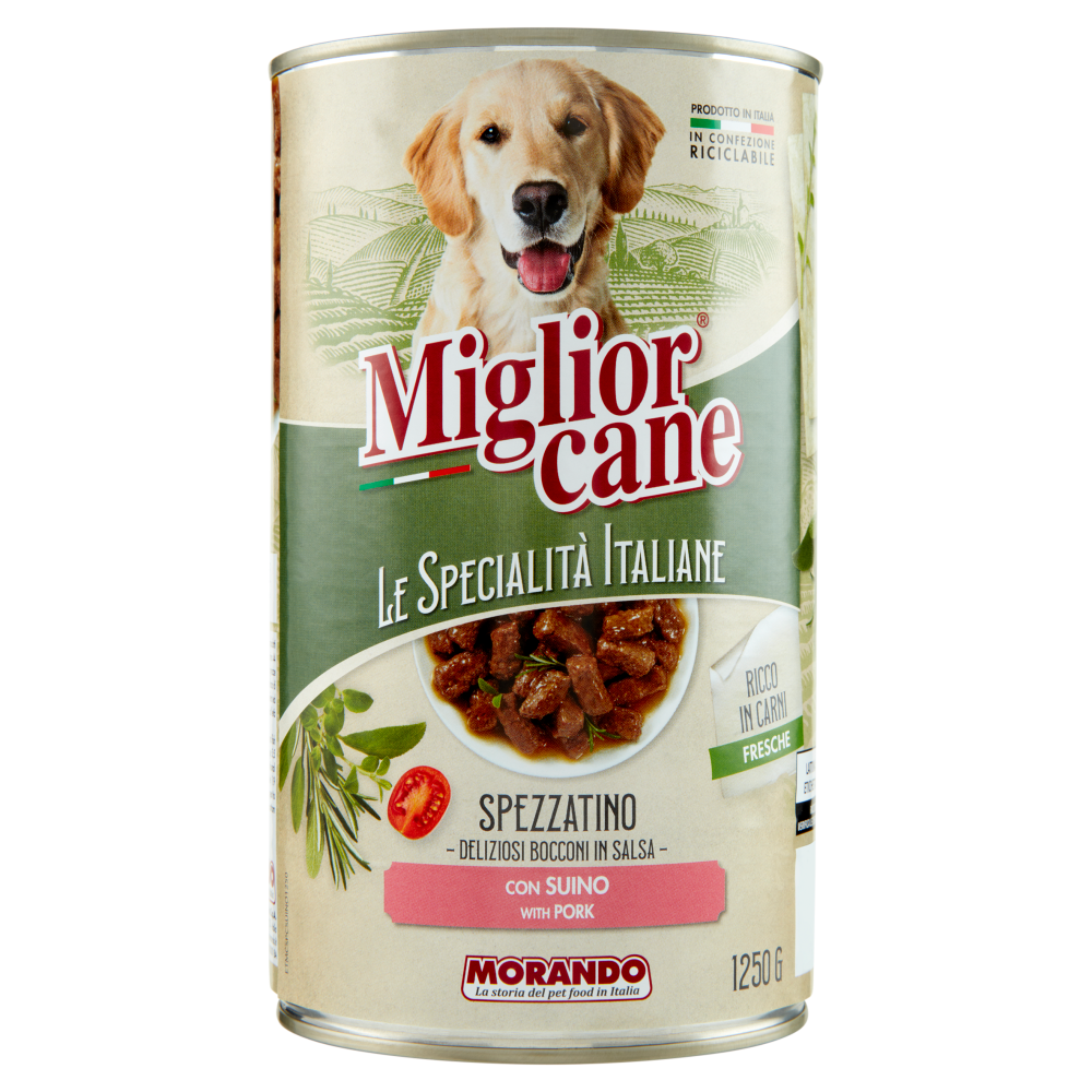 Migliorcane Le Specialità Italiane Spezzatino con Suino 1250 G