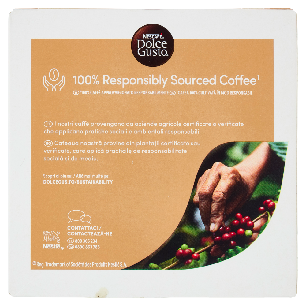 NESCAFÉ DOLCE GUSTO Cortado Espresso Macchiato Decaffeinato Caffè 16 capsule 99,2g