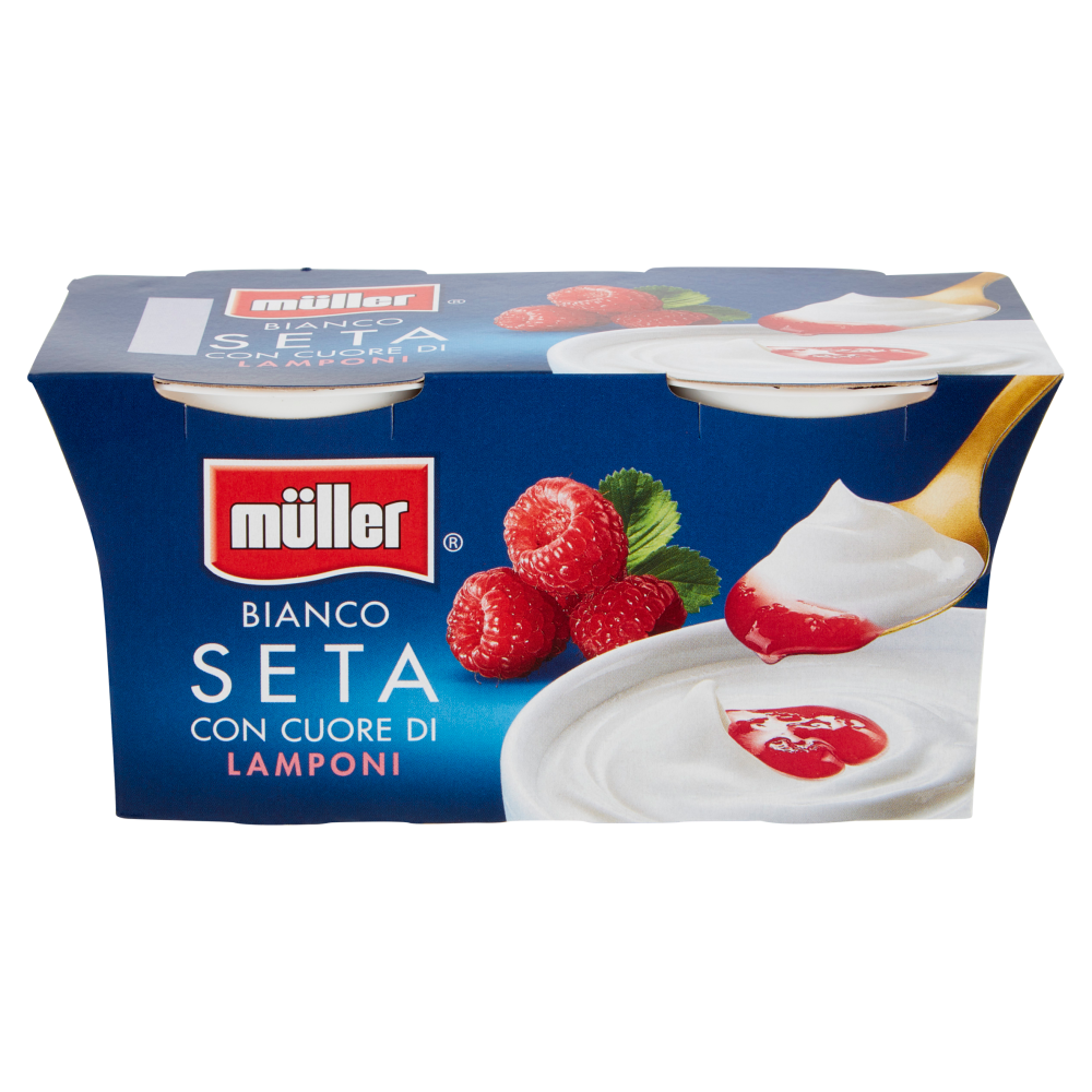 müller Bianco Seta con Cuore di Lamponi 2 x 125 g
