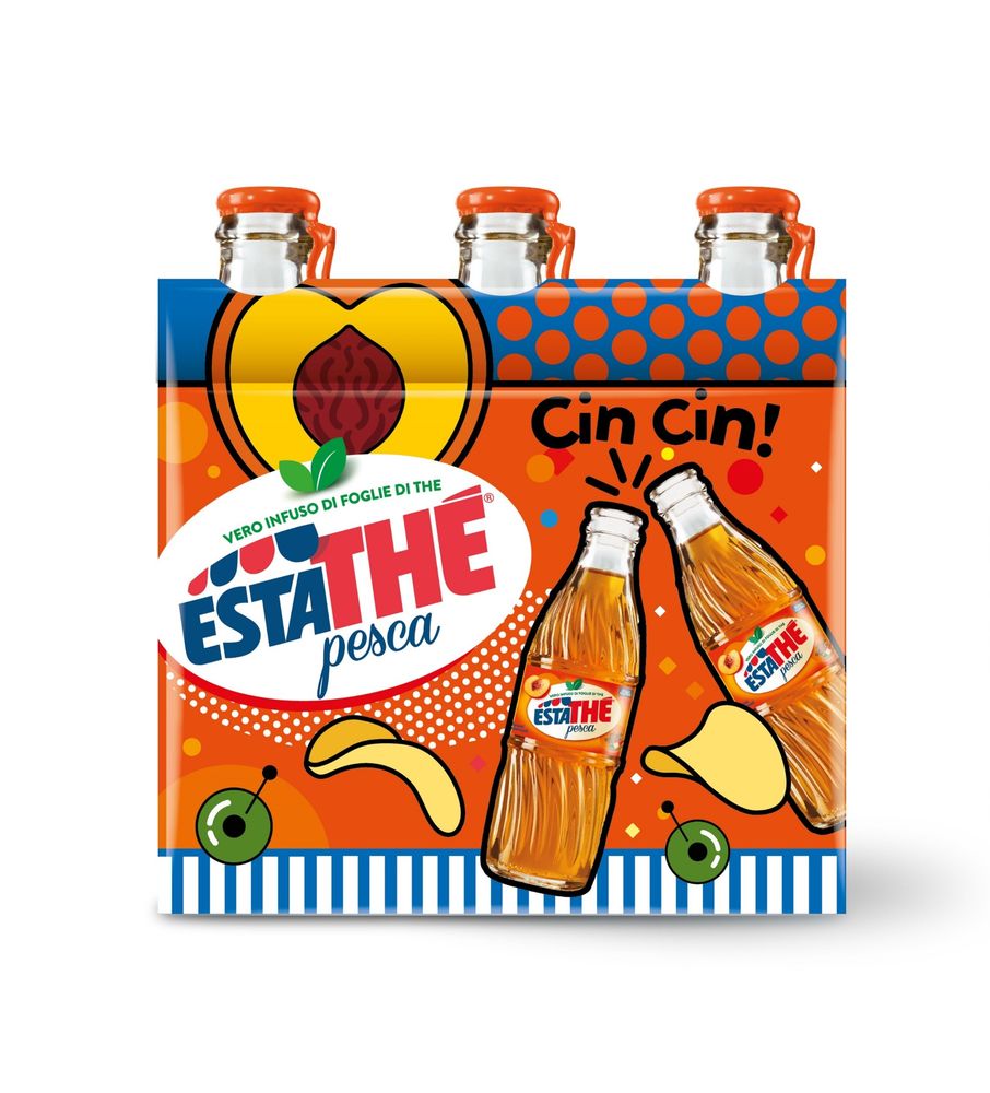 Estathé pesca vetro 0,25 L