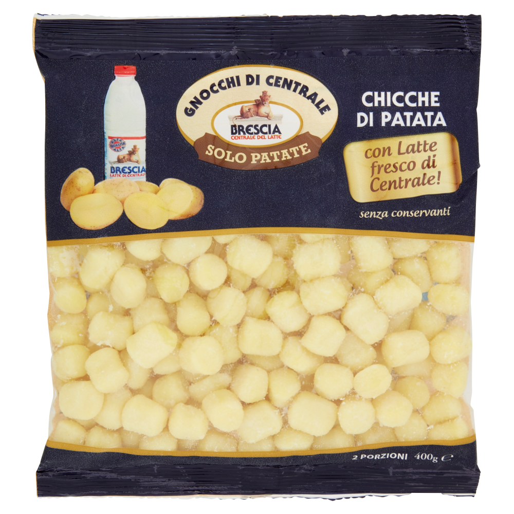 Brescia Chicche di Patata con Latte fresco di Centrale! 400 g