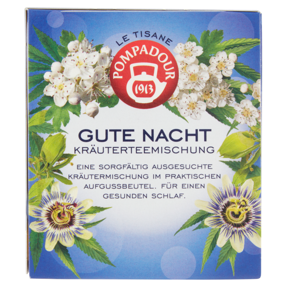 Pompadour Le Tisane Buona Notte con Passiflora e Canapa* 18 x 2,2 g