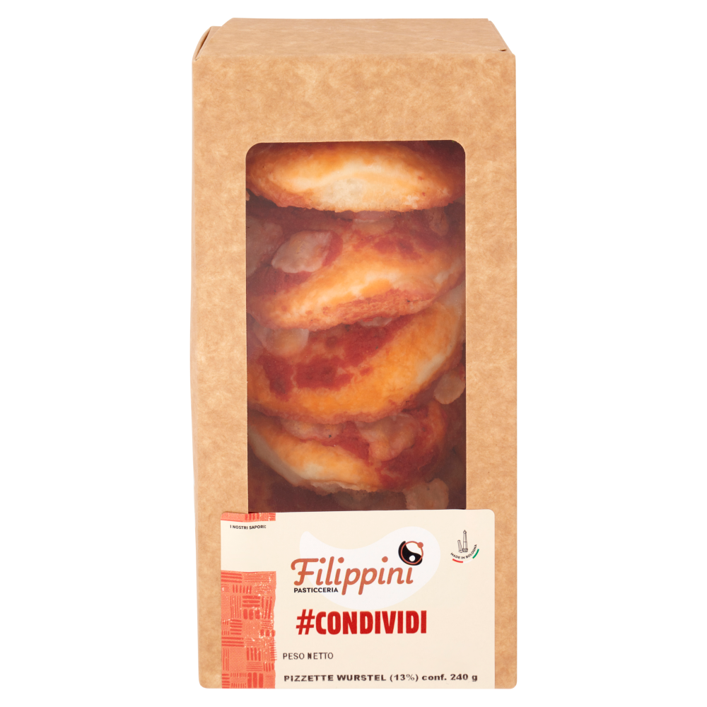 Pasticceria Filippini Pizzette Wurstel (13%) conf. 240 g