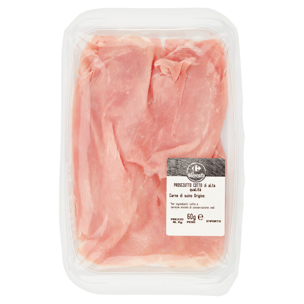 Carrefour il Mercato Prosciutto Cotto di alta qualità 60 g