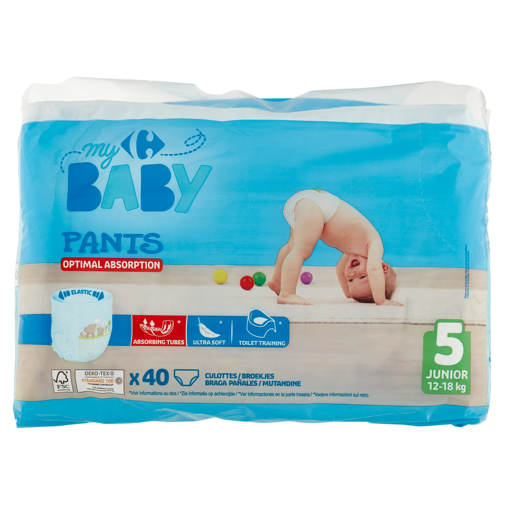 Carrefour my Baby Pants 5 Junior 12-18 kg 40 pz