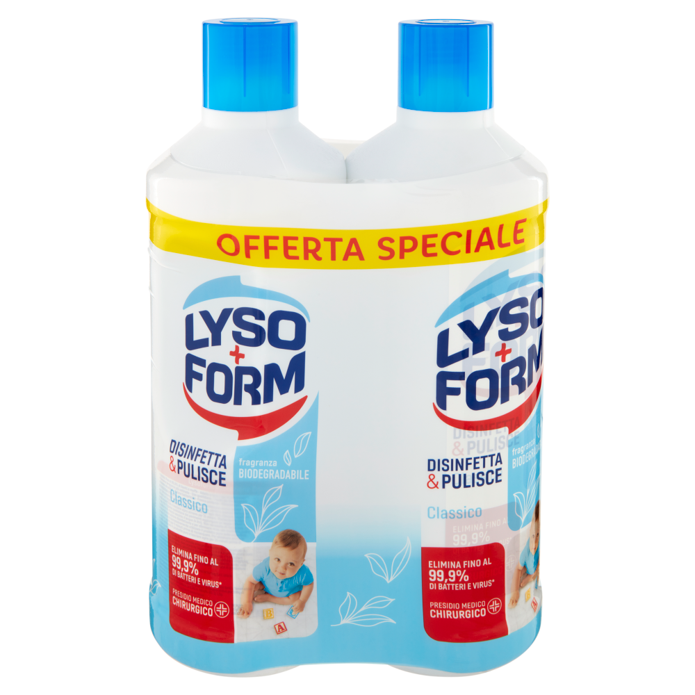 Lysoform Disinfetta & Pulisce Classico 2 x 1100 ml