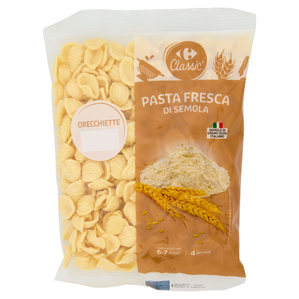 Carrefour Classic Pasta Fresca di Semola Orecchiette 500 g