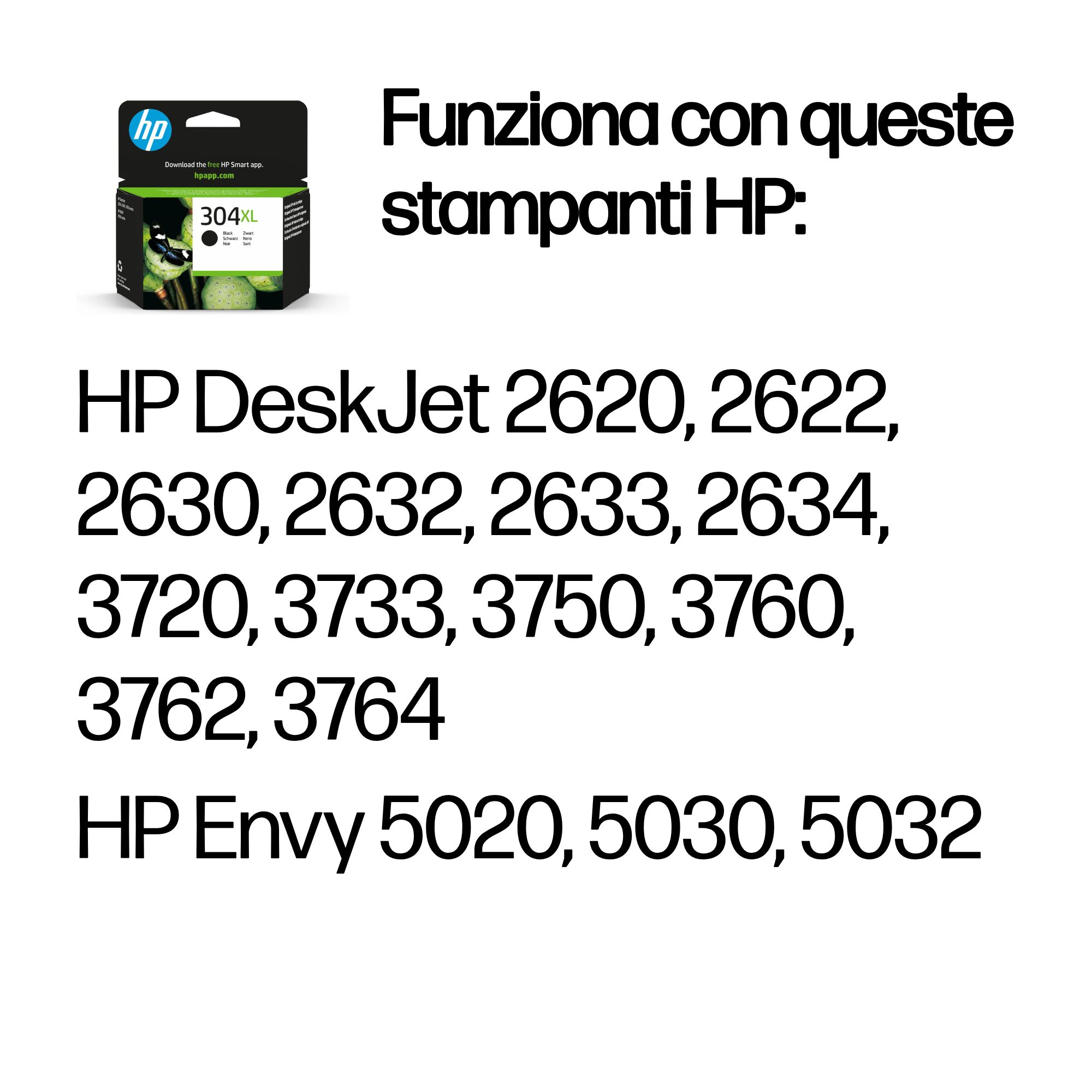 HP Cartuccia inchiostro originale nero 304XL | Carrefour