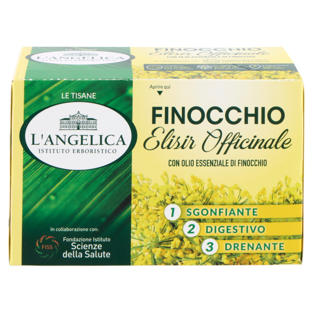 L'Angelica Le Tisane Finocchio Elisir Officinale 18 Filtri 36,0 g