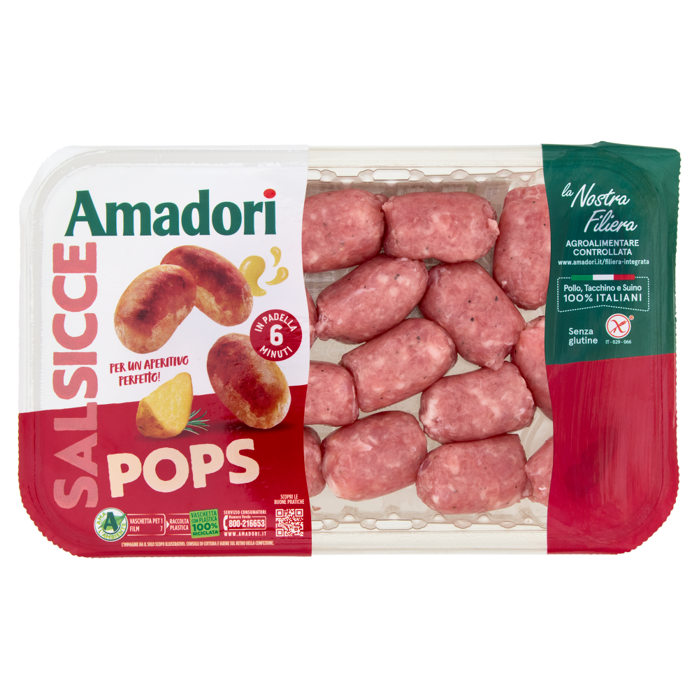 Amadori Salsicce Pops 0,360 kg
