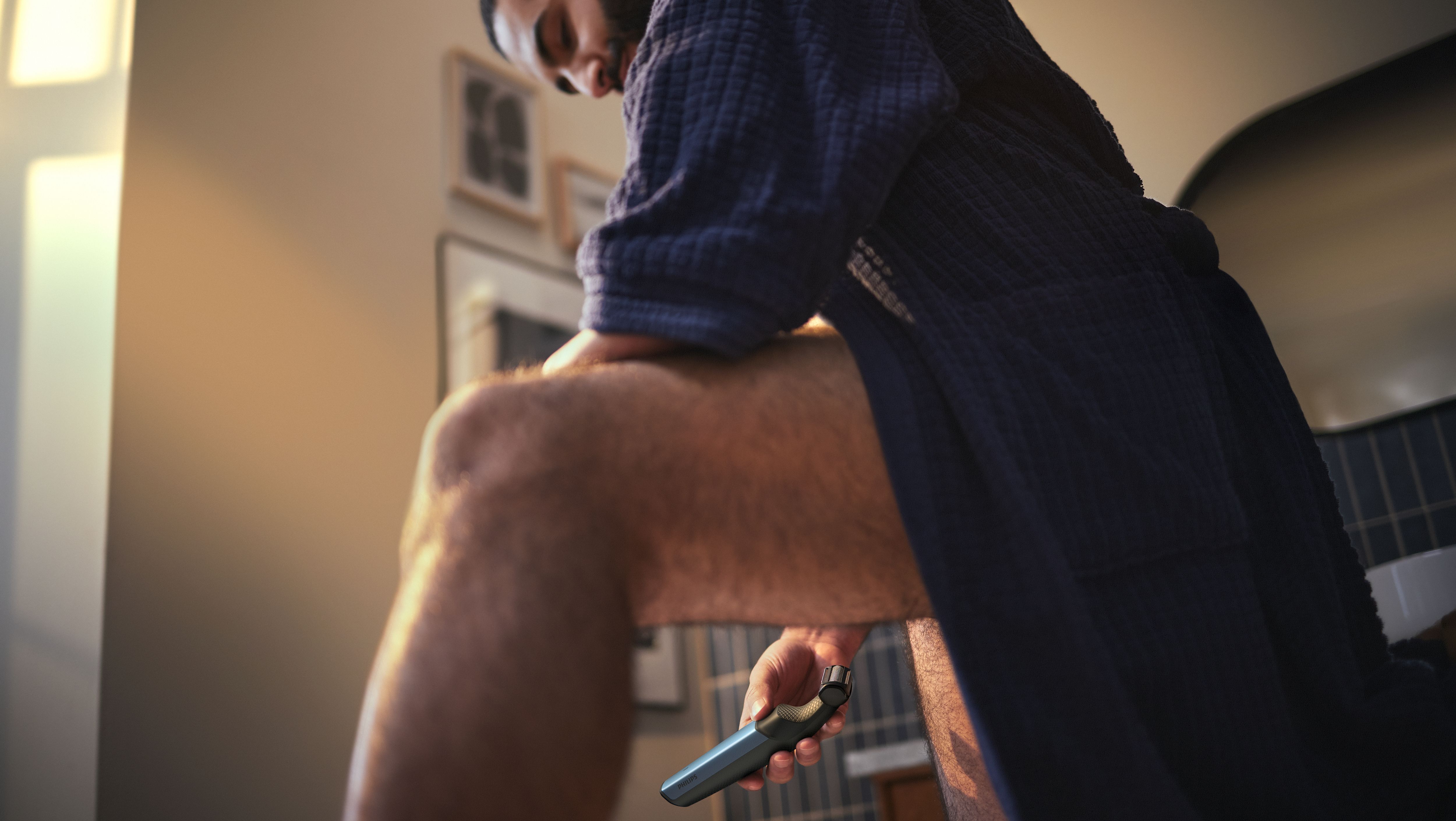 Philips BODYGROOM Series 3000 Rasoio delicato Bodygroom utilizzabile sotto la doccia