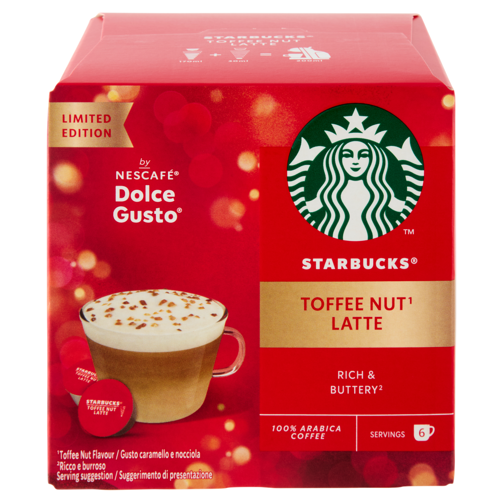 STARBUCKS Toffee Nut Latte by Nescafé Dolce Gusto Edizione limitata 12
