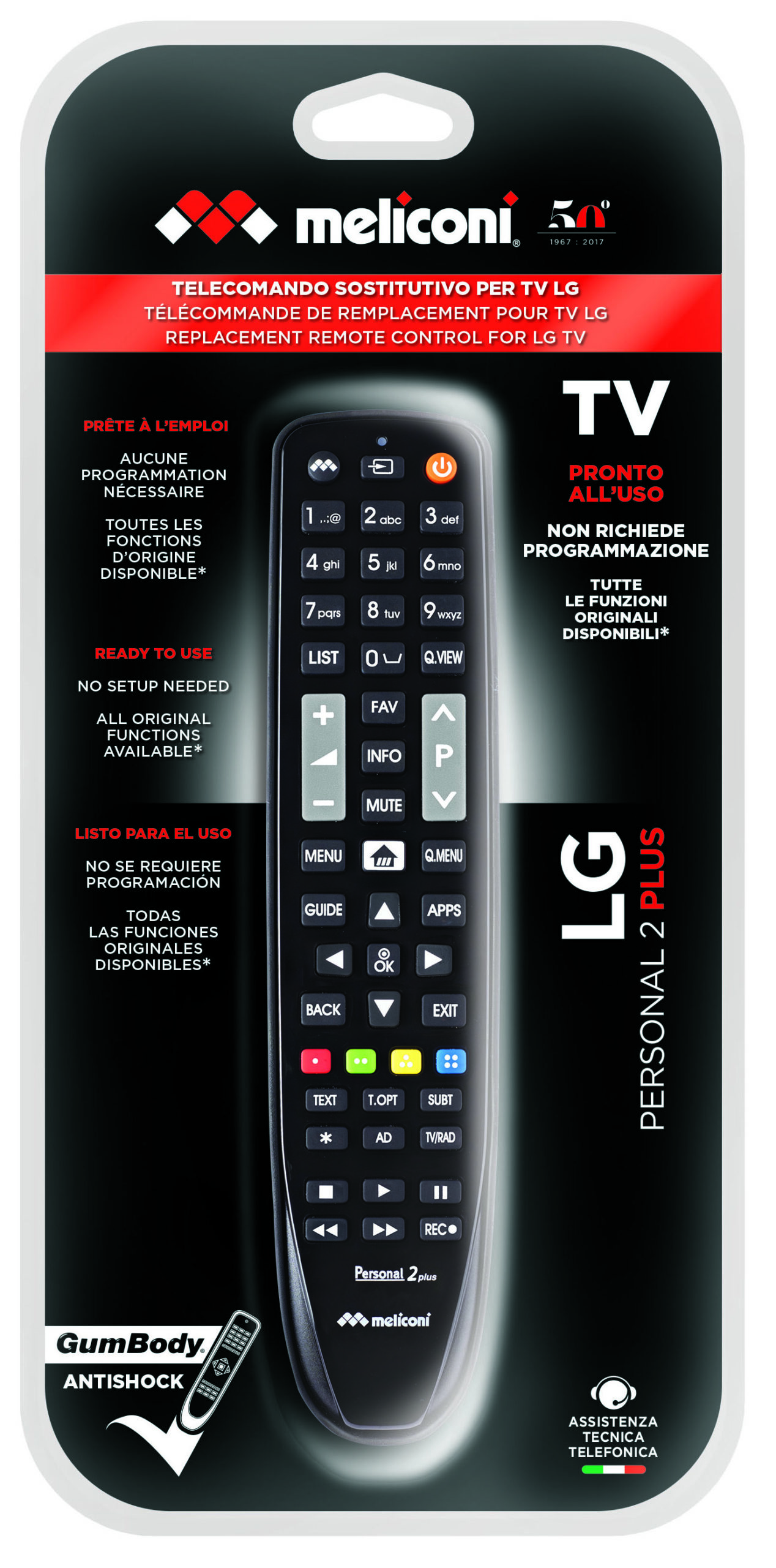 Meliconi Gumbody PERSONAL 2 per TV LG