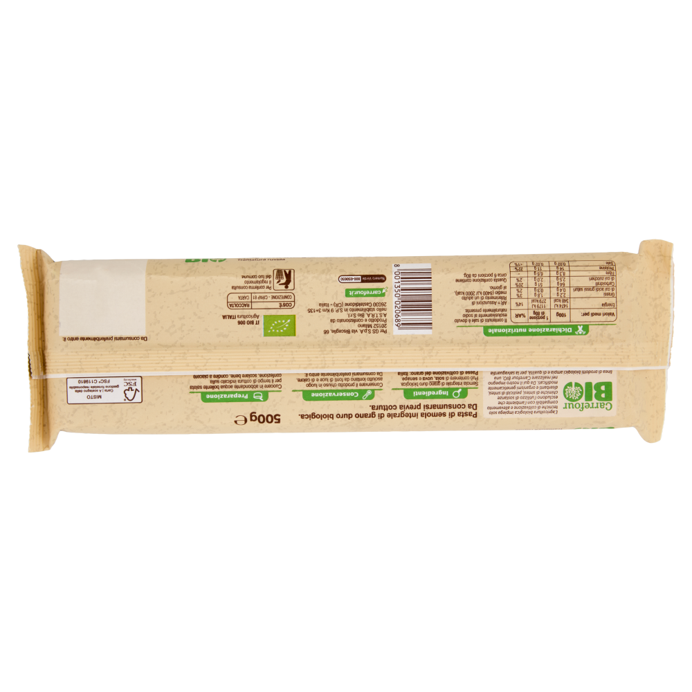 Carrefour Bio Spaghetti integrali biologici n°4 500 g