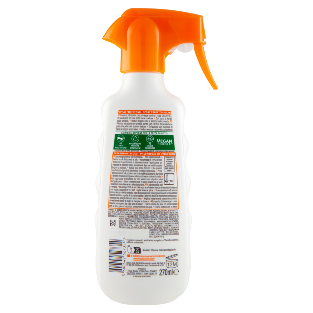 Garnier Ambre Solaire Gachette Hydra 24H, IP50 270 ml