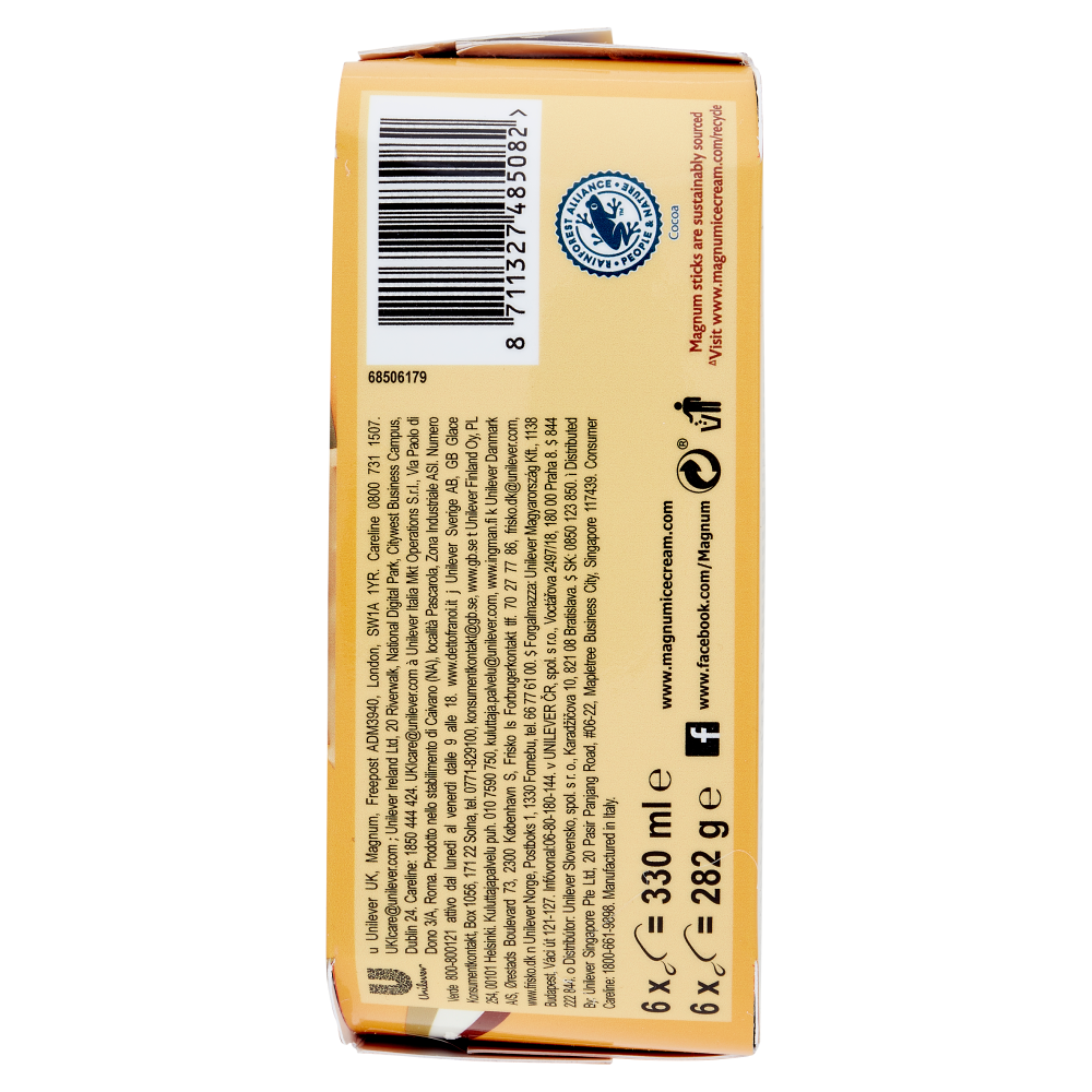 Magnum mini Double Gold Caramel Billionaire 6 x 47 g