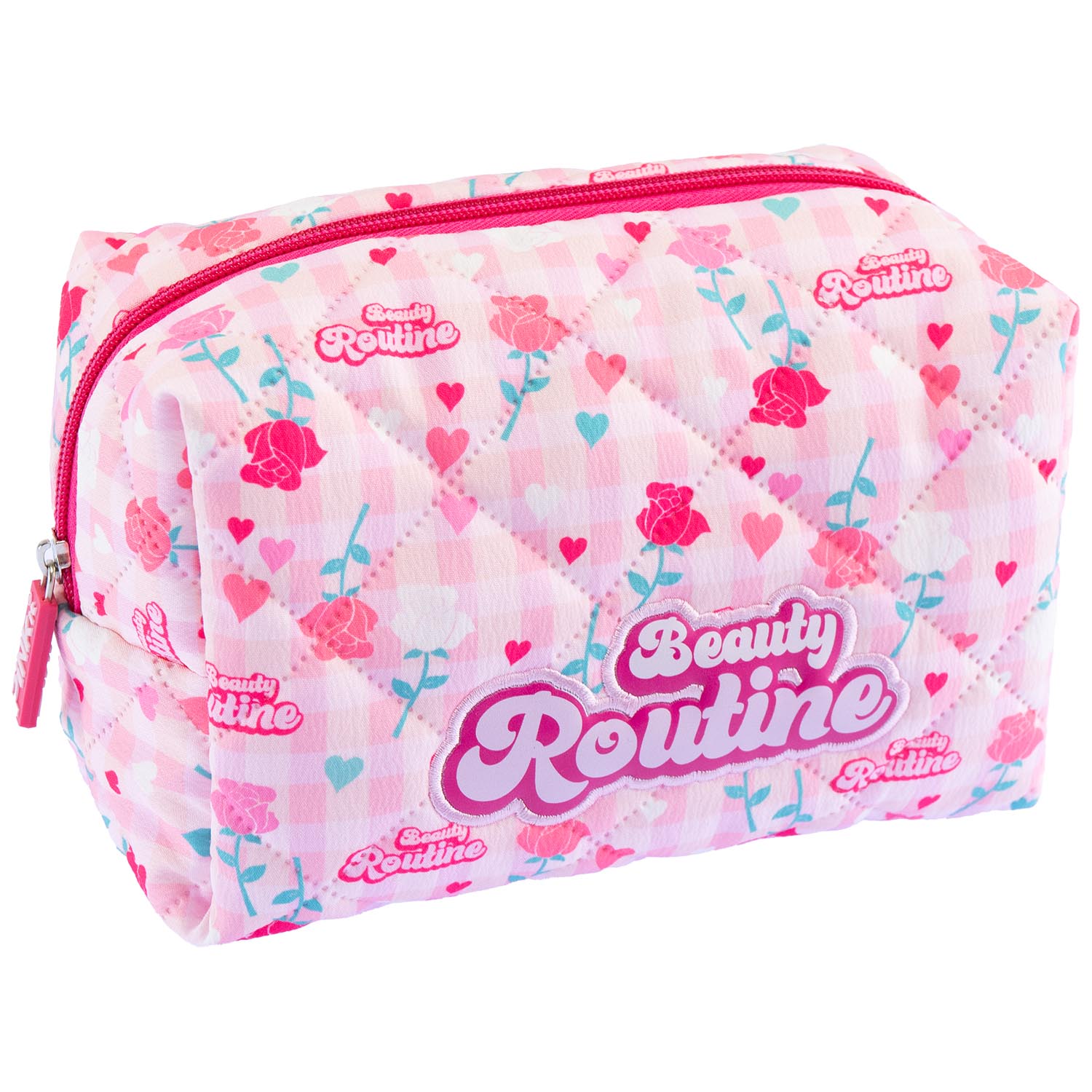 Nice Beauty Routine Case astuccio compatto per trucchi Rosa