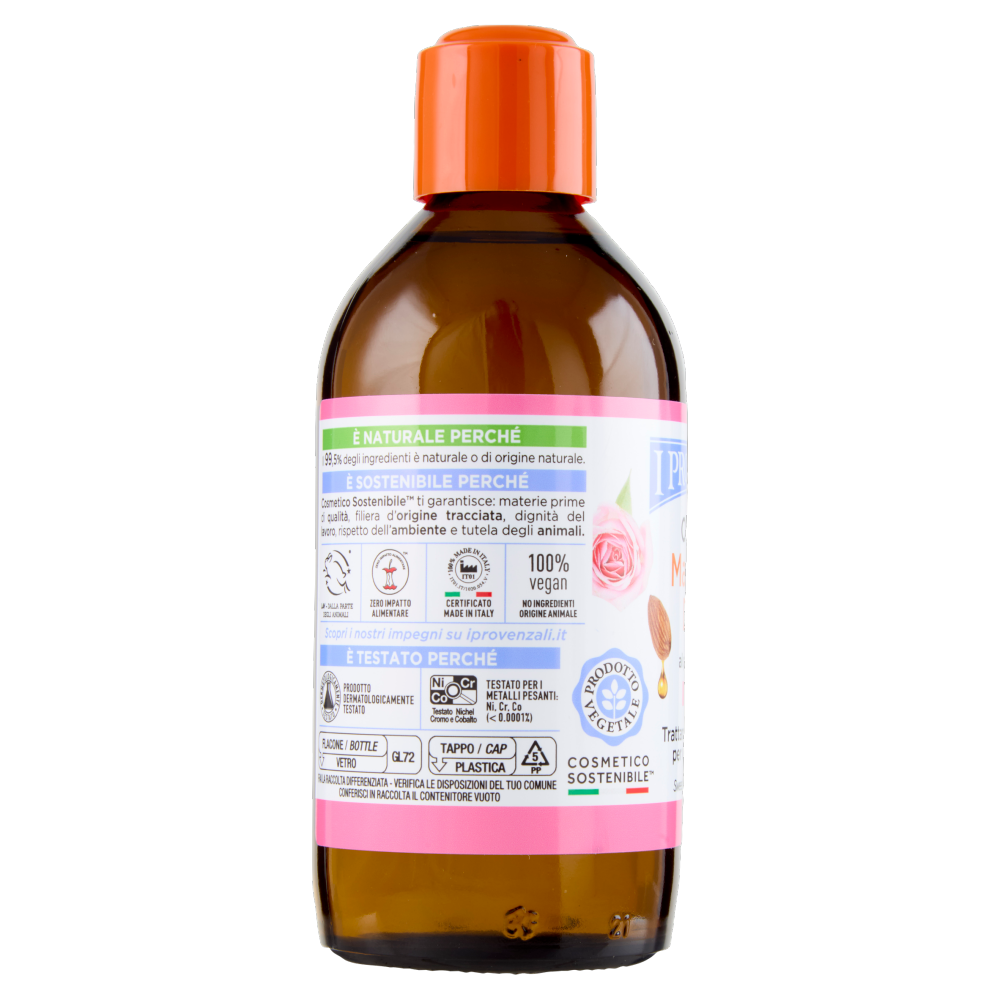 I Provenzali Olio di Mandorle Dolci al profumo di Rosa 200 mL