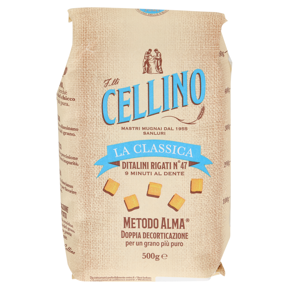 F.lli Cellino La Classica Ditalini Rigati N&deg;47 500 g