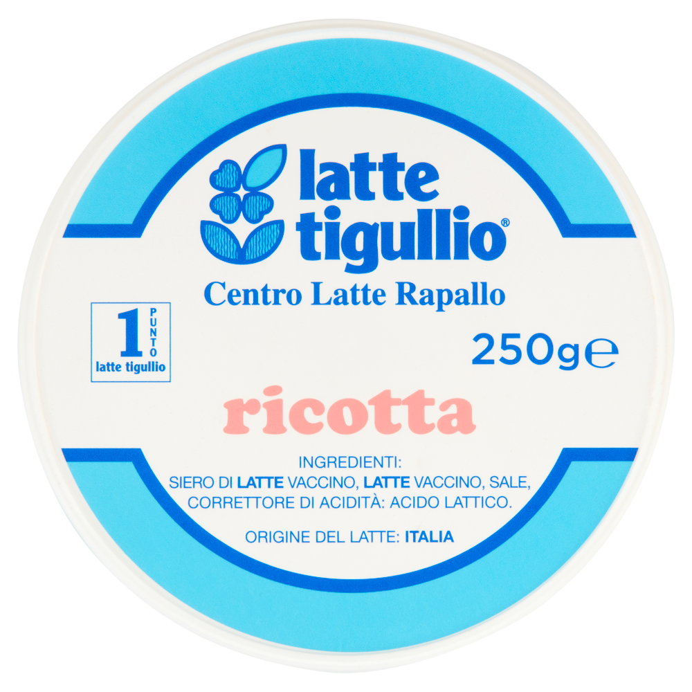 latte tigullio ricotta 250 g