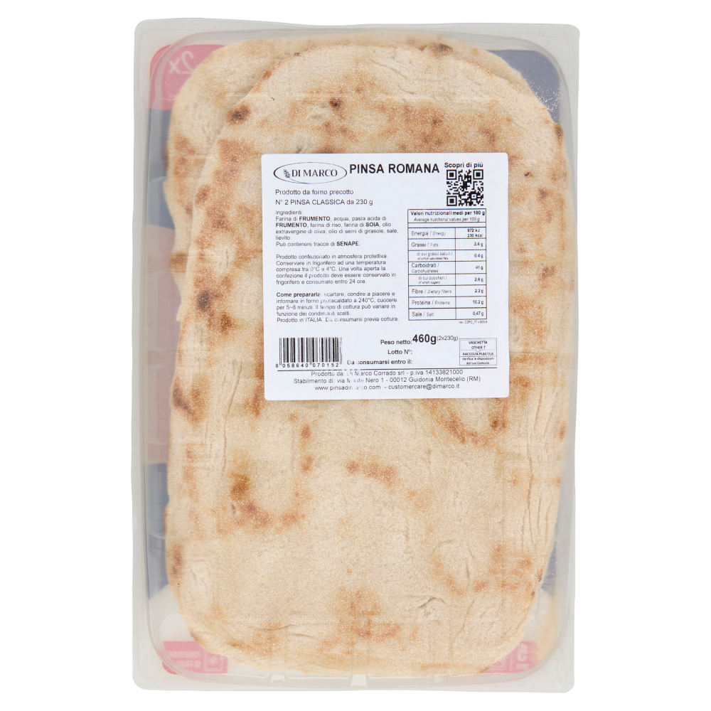Di Marco Pinsa Romana Classica 2 x 230 g