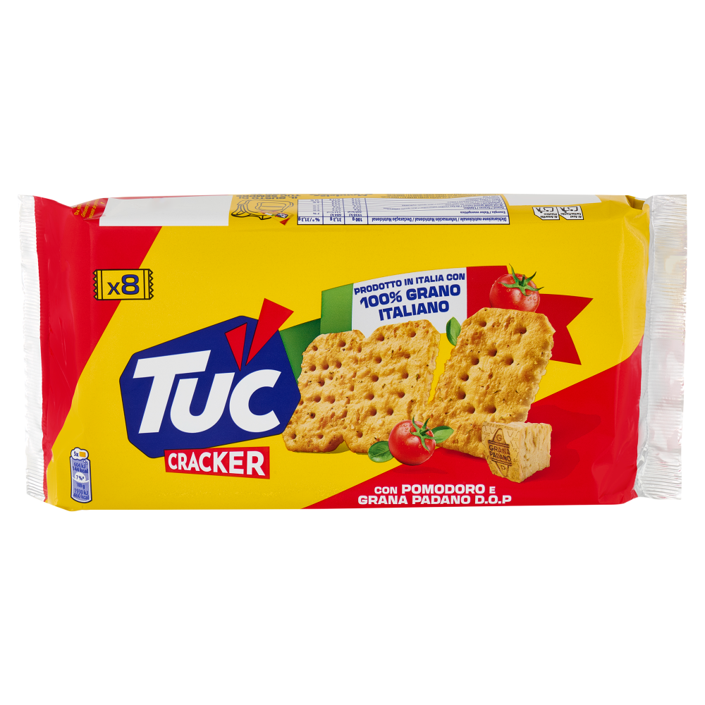 Tuc Cracker con Pomodoro e Grana Padano D.O.P. - 250 g