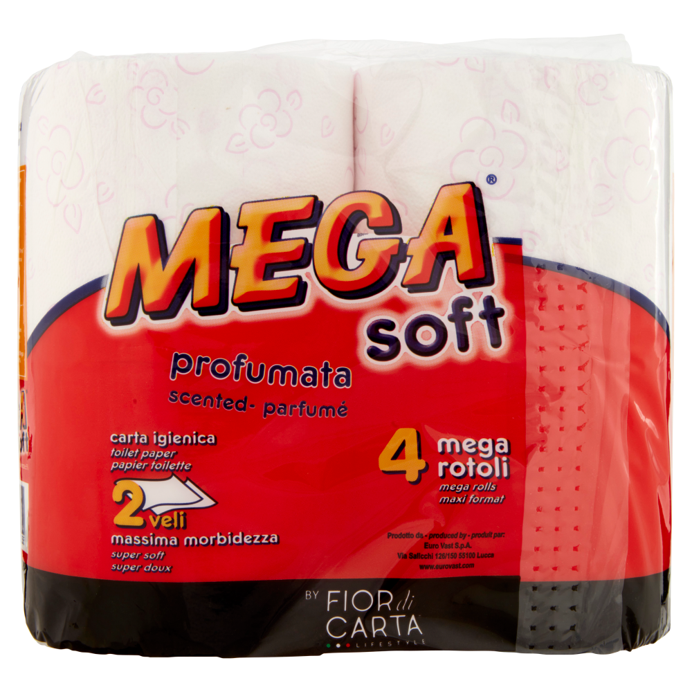 Fior di Carta Lifestyle Mega soft carta igienica profumata 2 veli 4 pz