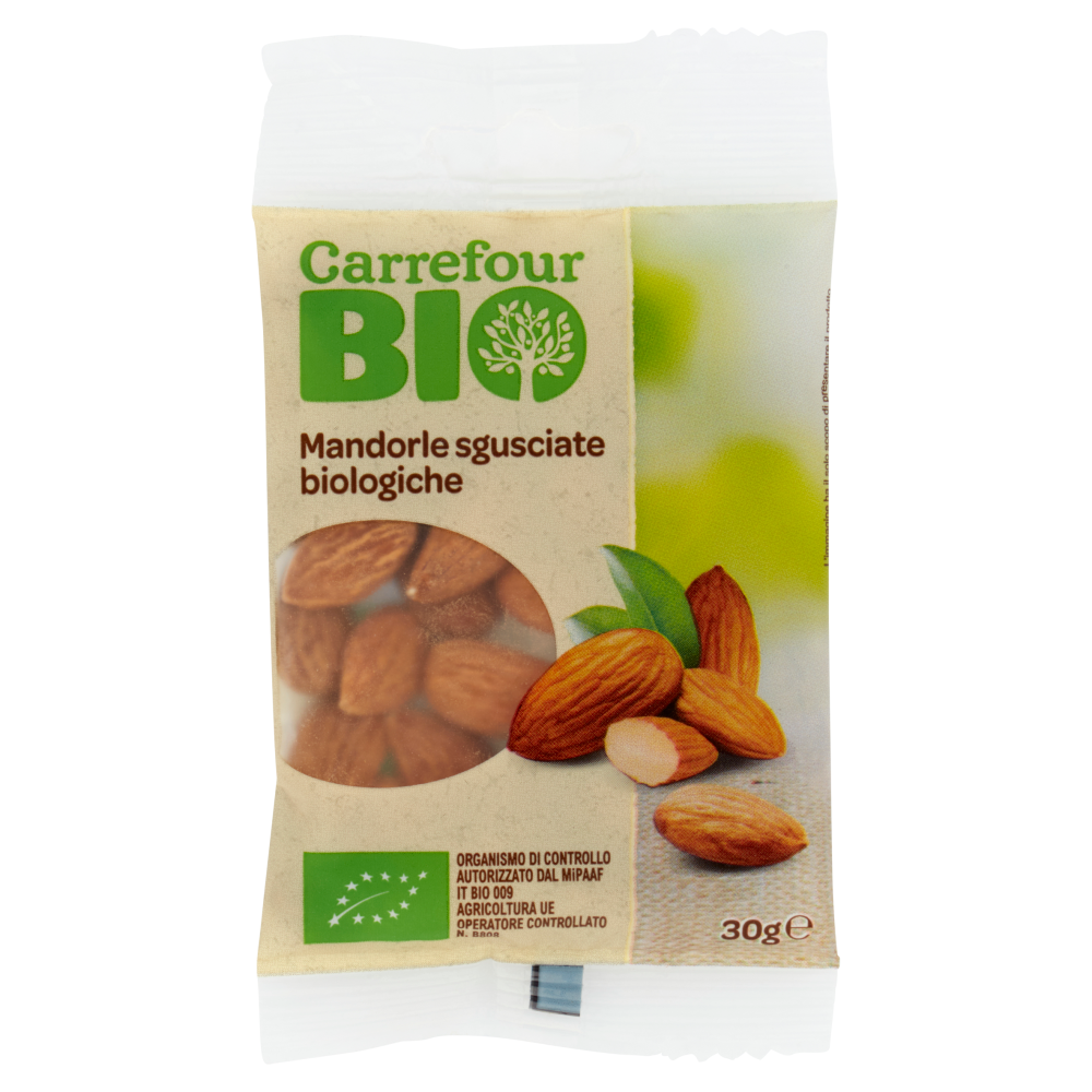Carrefour Bio Mandorle sgusciate biologiche 30 g