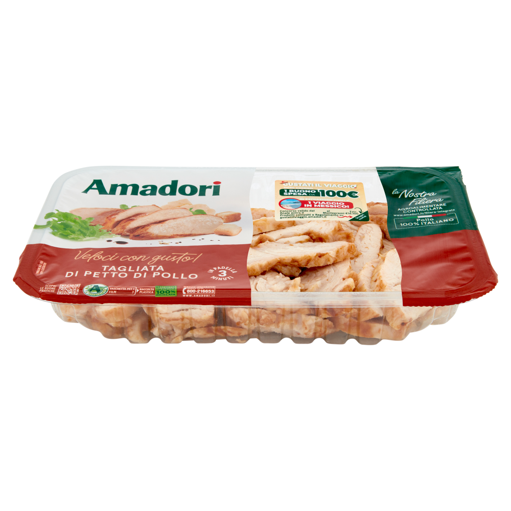 Amadori Tagliata di Petto di Pollo 0,280 kg
