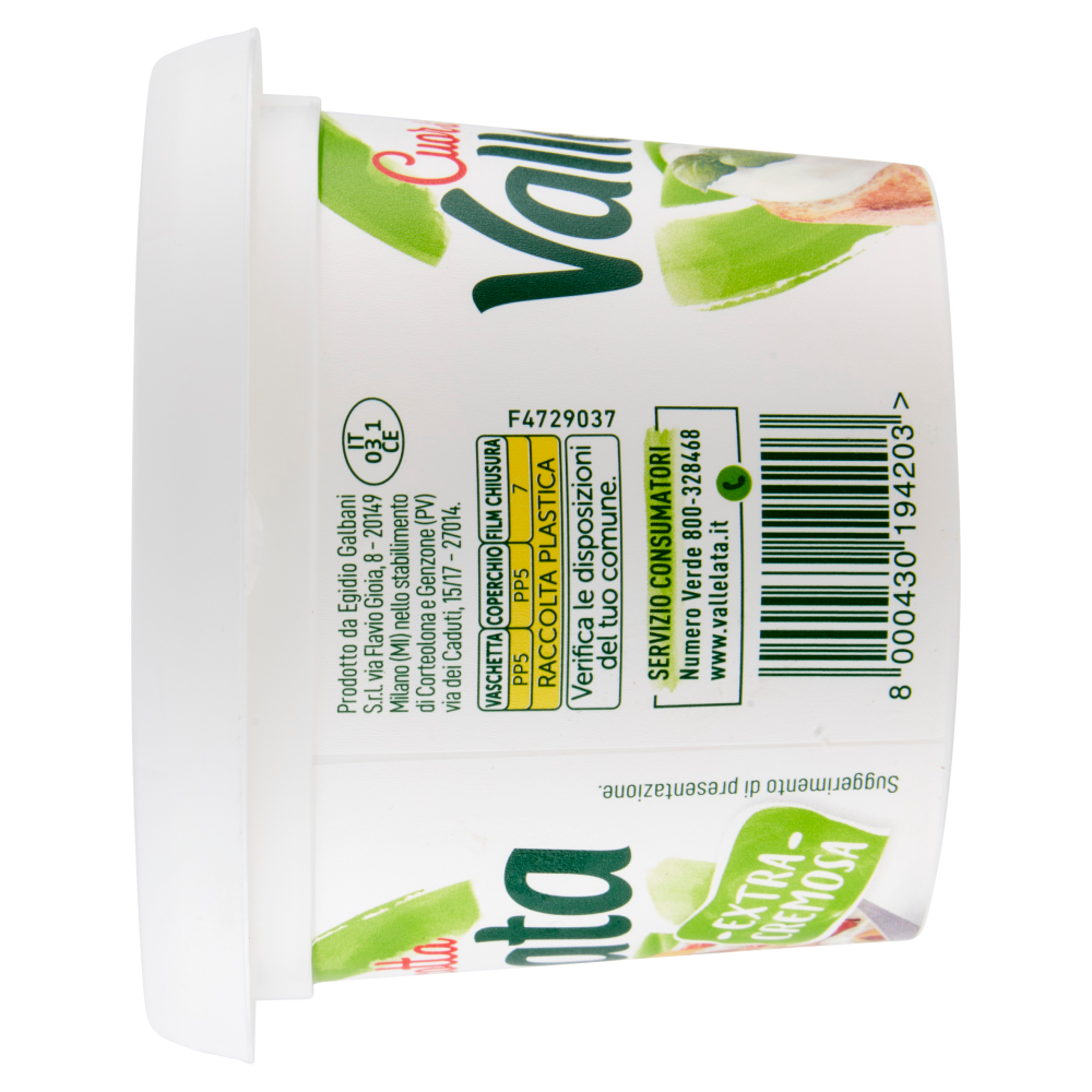 Vallelata Cuor di Ricotta Extra Cremosa 230 g