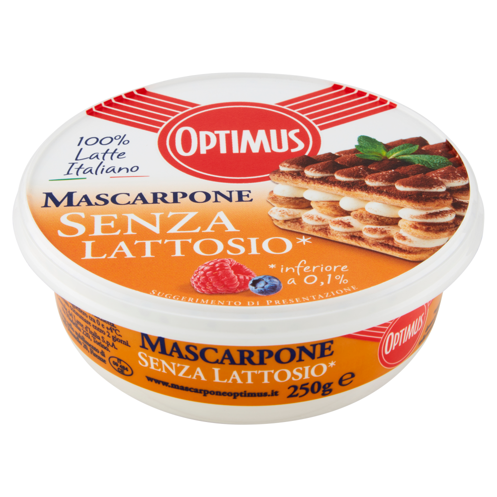 Optimus Mascarpone Senza Lattosio* 250 g
