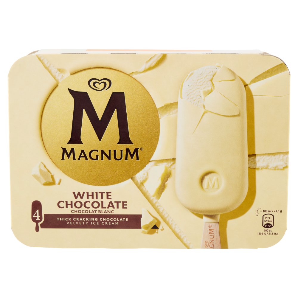 Magnum White Chocolate 4 x 73,5 g