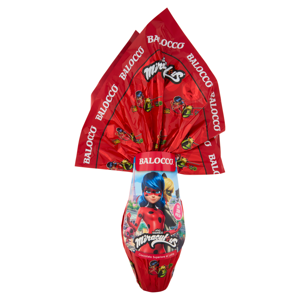 Balocco Uovo Cioccolato Superiore al Latte Miraculous 240 g