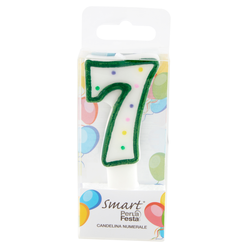 Smart PerLa Festa Candelina Numerale 7 1 pz