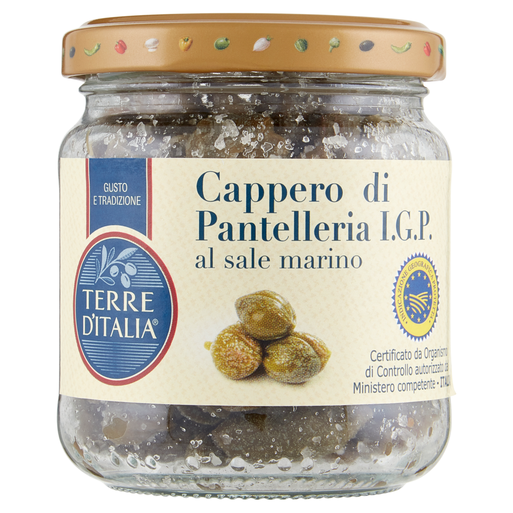Terre d'Italia Cappero di Pantelleria I.G.P. al sale marino 130 g