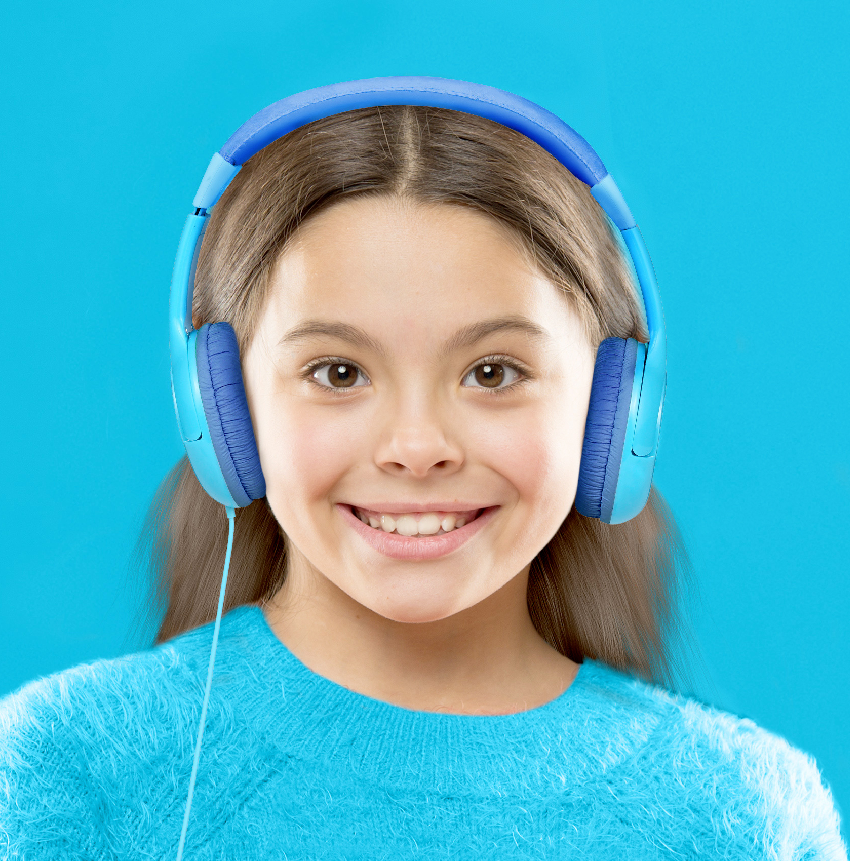 Celly KidsBeat Cuffie Cablato A Padiglione Blu