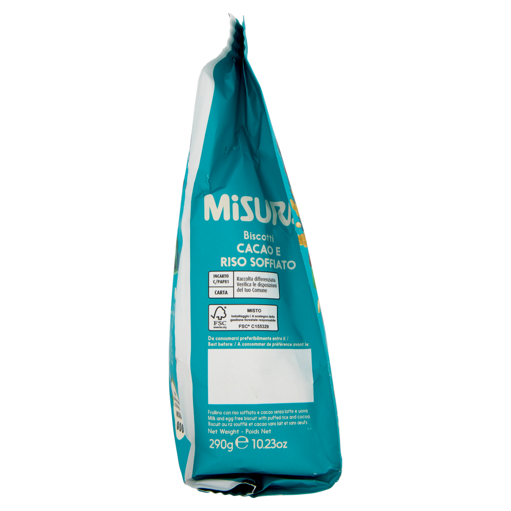 Misura Privolat Biscotti Cacao e Riso Soffiato 290 g