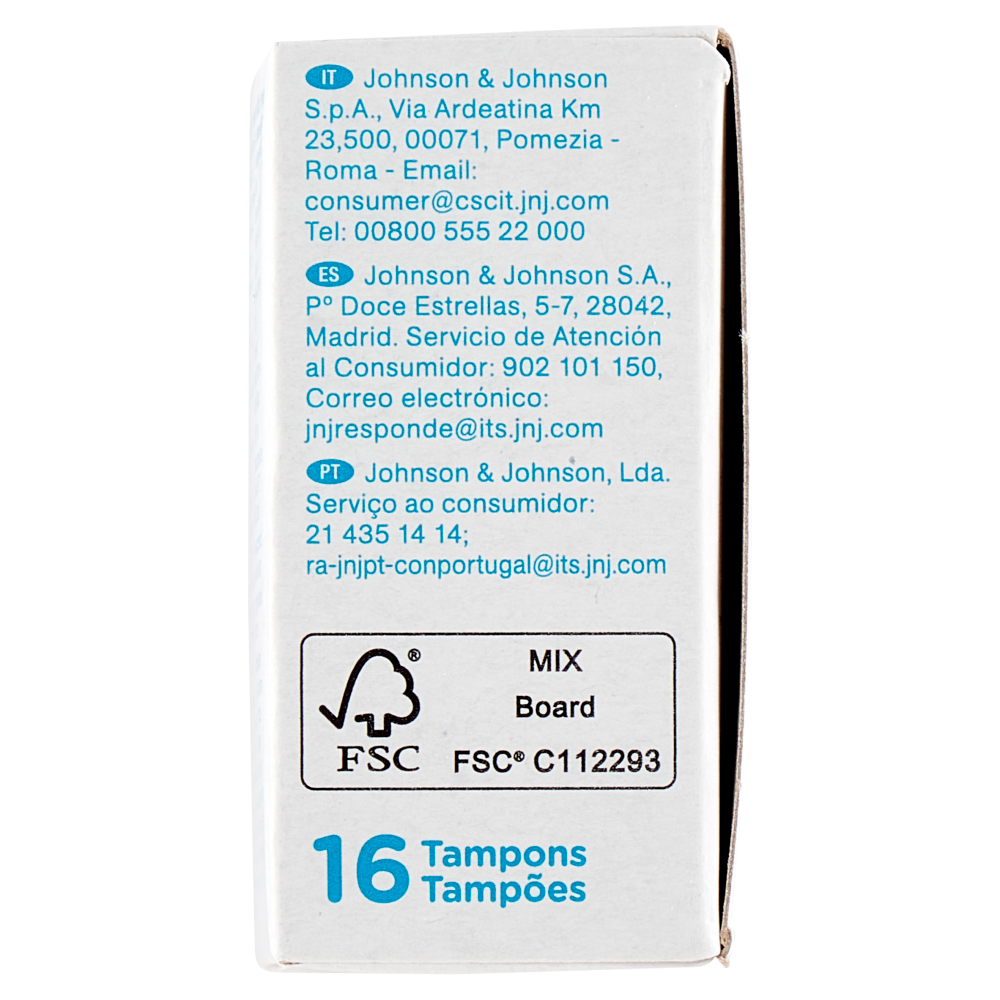 o.b. ProComfort Ultimate Comfort* Mini Tampons 16 pz