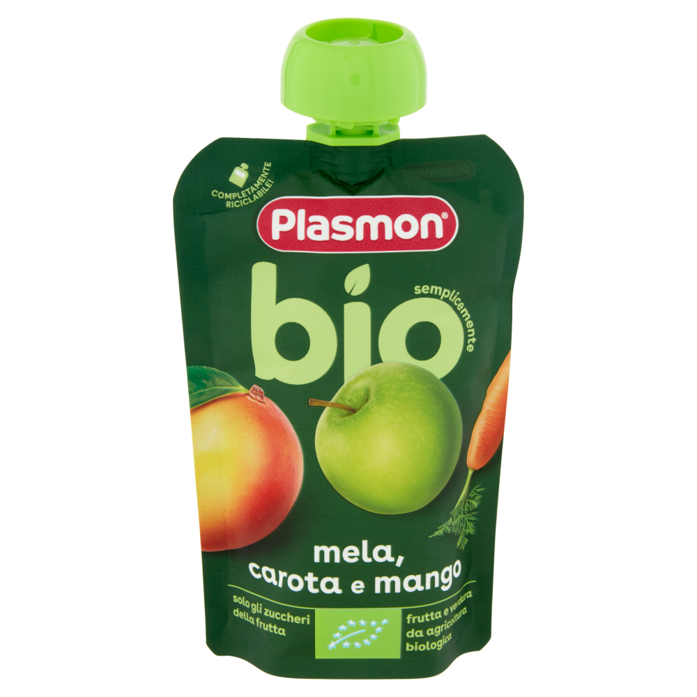 Plasmon semplicemente bio mela, carota e mango 100 g