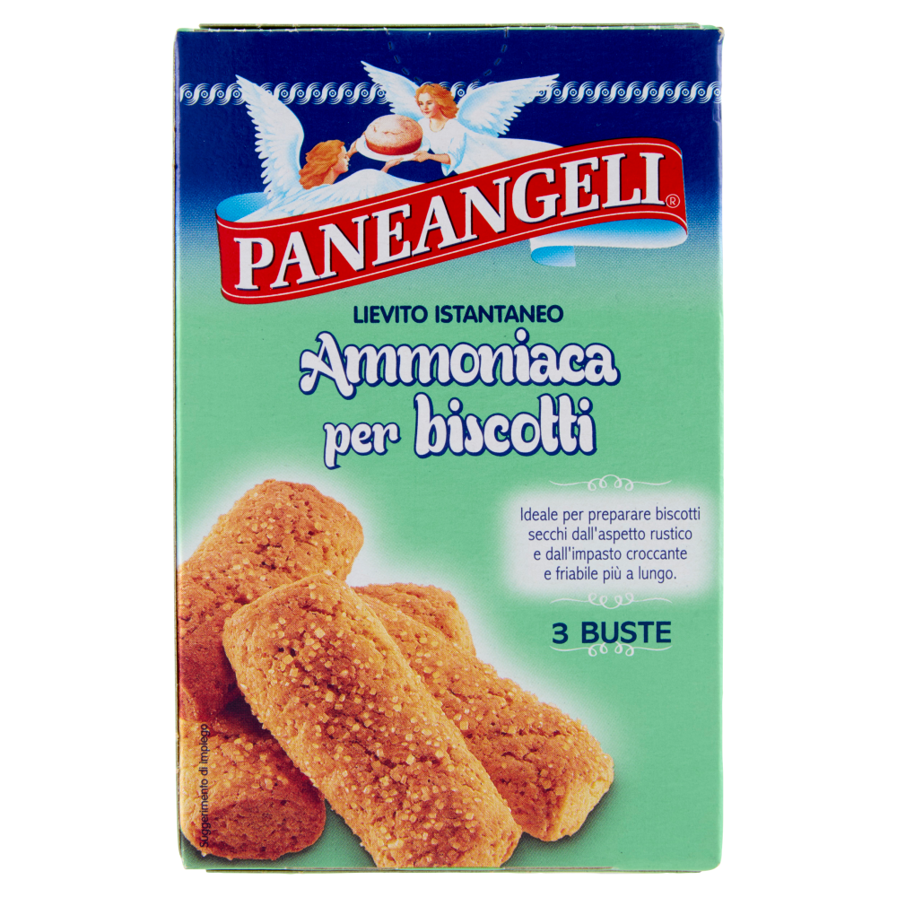 PANEANGELI Lievito Istantaneo Ammoniaca per biscotti 3 x 9 g