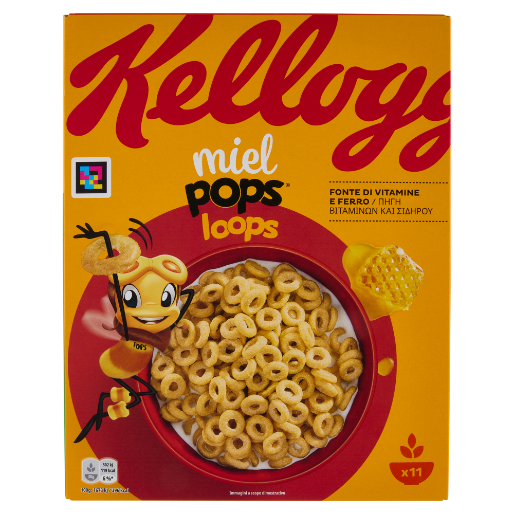Kellogg's miel pops loops 330 g