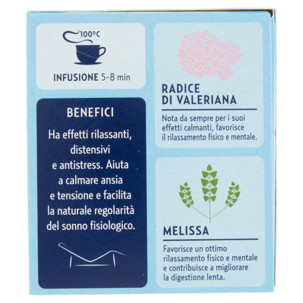 Pompadour Le Tisane Relax con Valeriana e Melissa 18 x 2,2 g