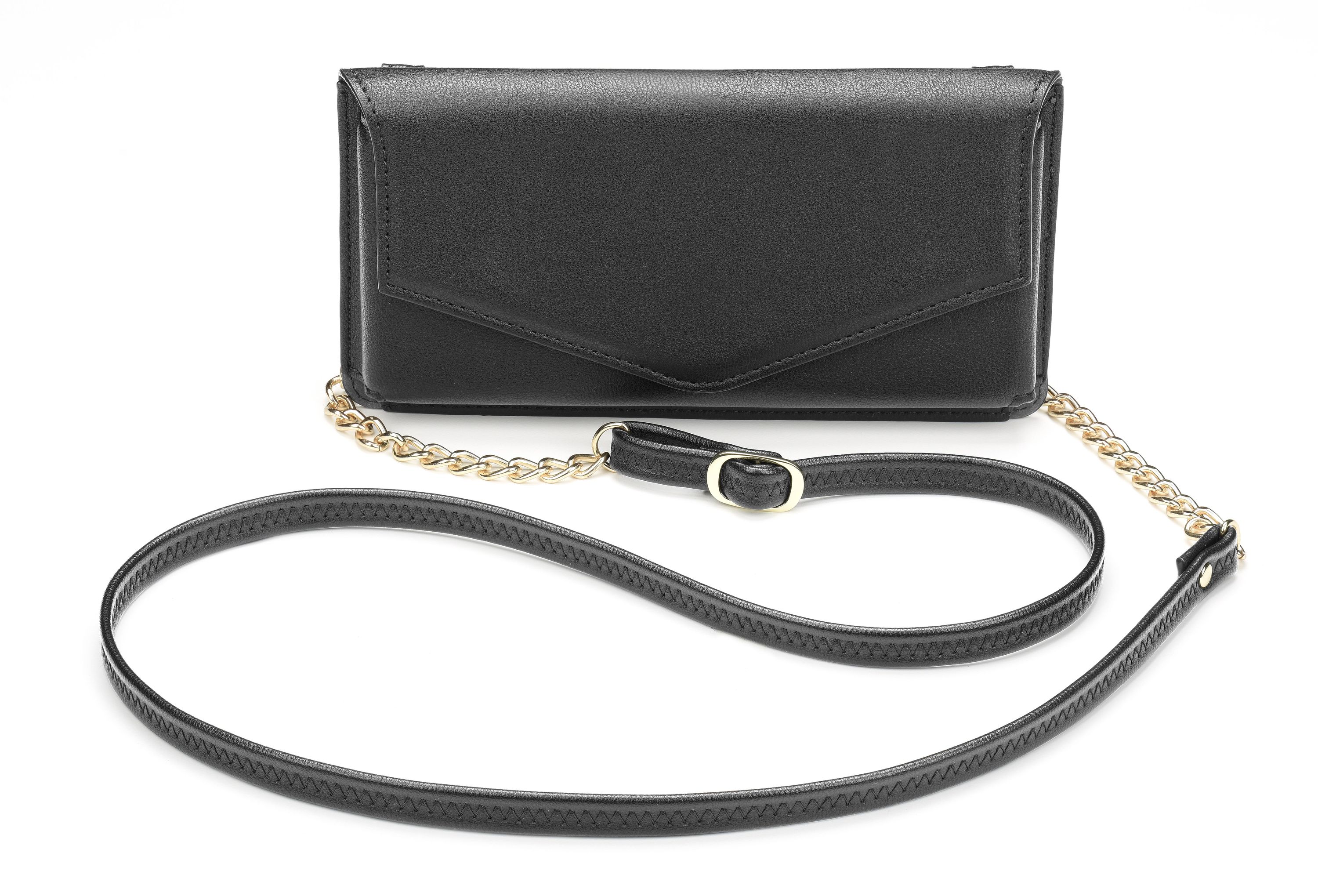 Cellularline Mini Bag - Petit Custodia effetto pelle con tracolla